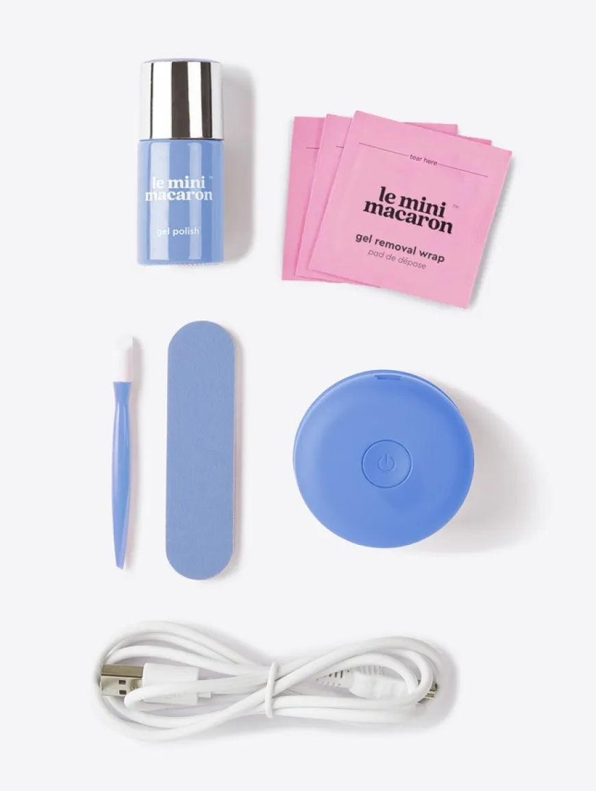 Gel Manicure Kit Fleur Bleue 5pcs