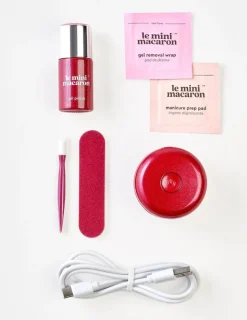 Gel Manicure Kit Ruby Red 5pcs