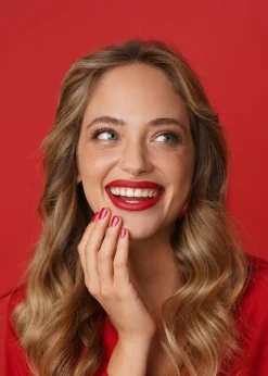 Gel Manicure Kit Ruby Red 5pcs