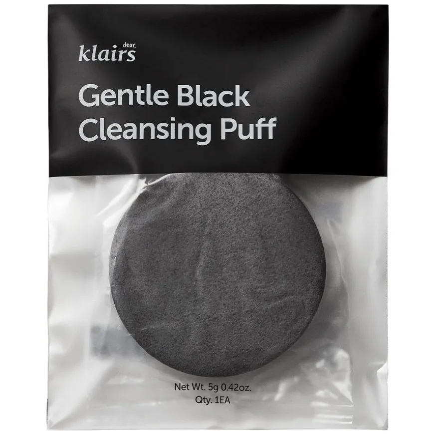 Gentle Black Cleansing Puff 1pcs