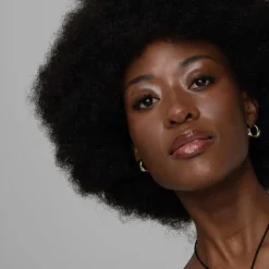 Gina Big Ring Earring Plain Gold Onesize