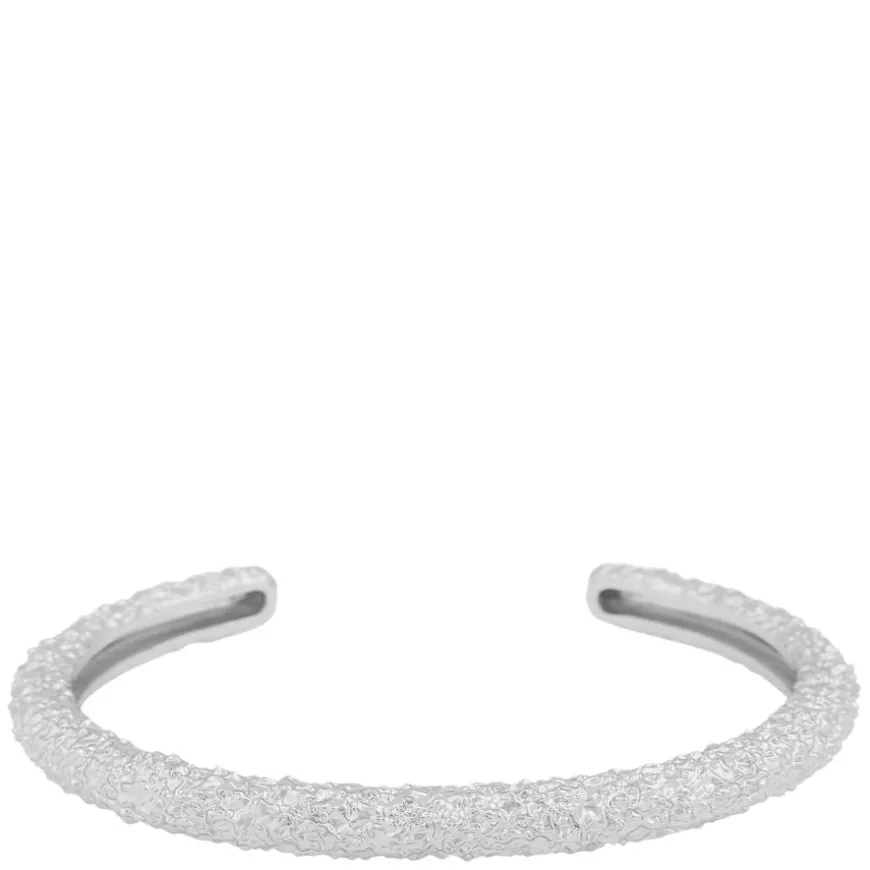 Gisele Small Cuff Bracelet Plain Silver Onesize