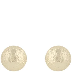 Gisele Small Earrings Plain Gold Onesize