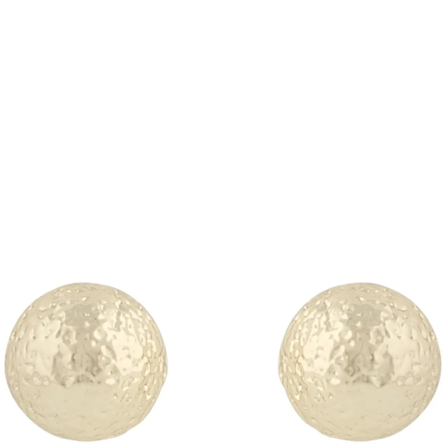 Gisele Small Earrings Plain Gold Onesize