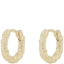Gisele Small Ring Earrings Plain Gold Onesize