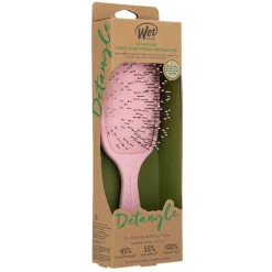 Go Green Thick Hair Paddle Pink