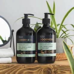 Goodness Oud, Cedar & Amber Hand & Body Cream 500ml
