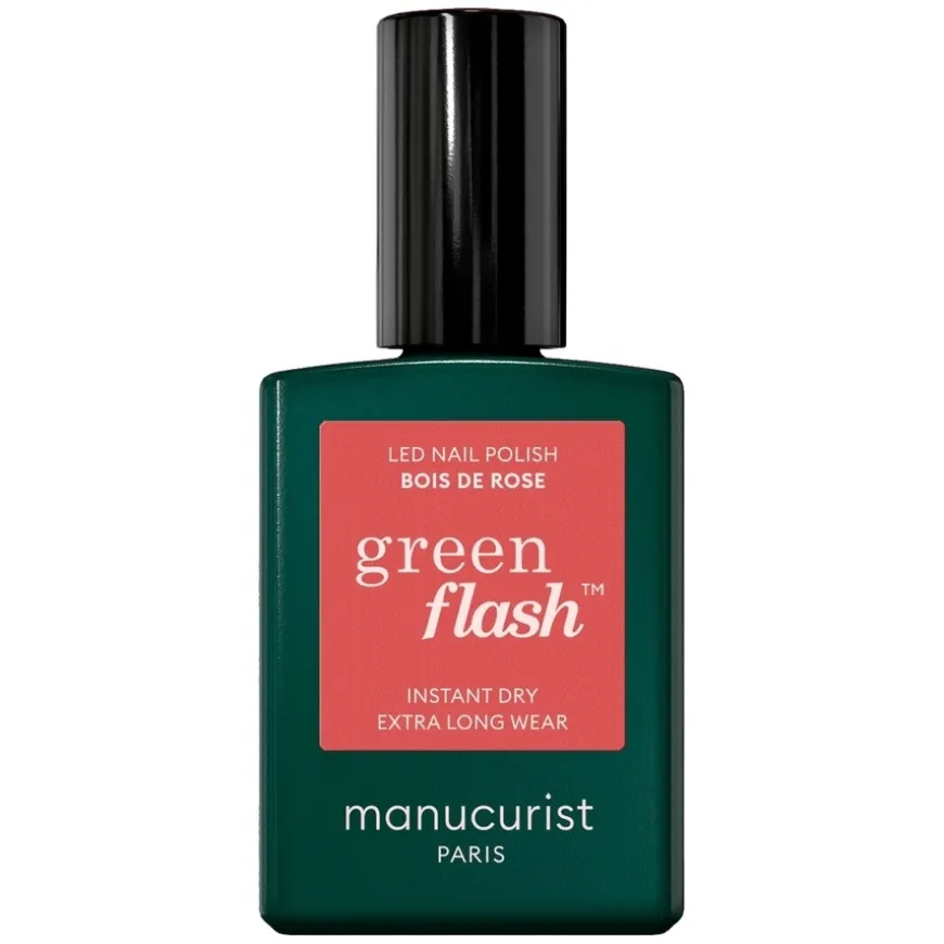 Green Flash Led Nail Polish Bois de Rose 15ml
