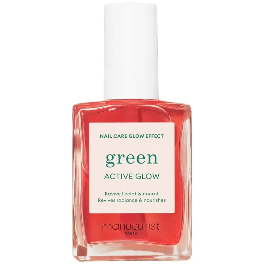 Green Nail Care Glow Effect Rasberry 15ml