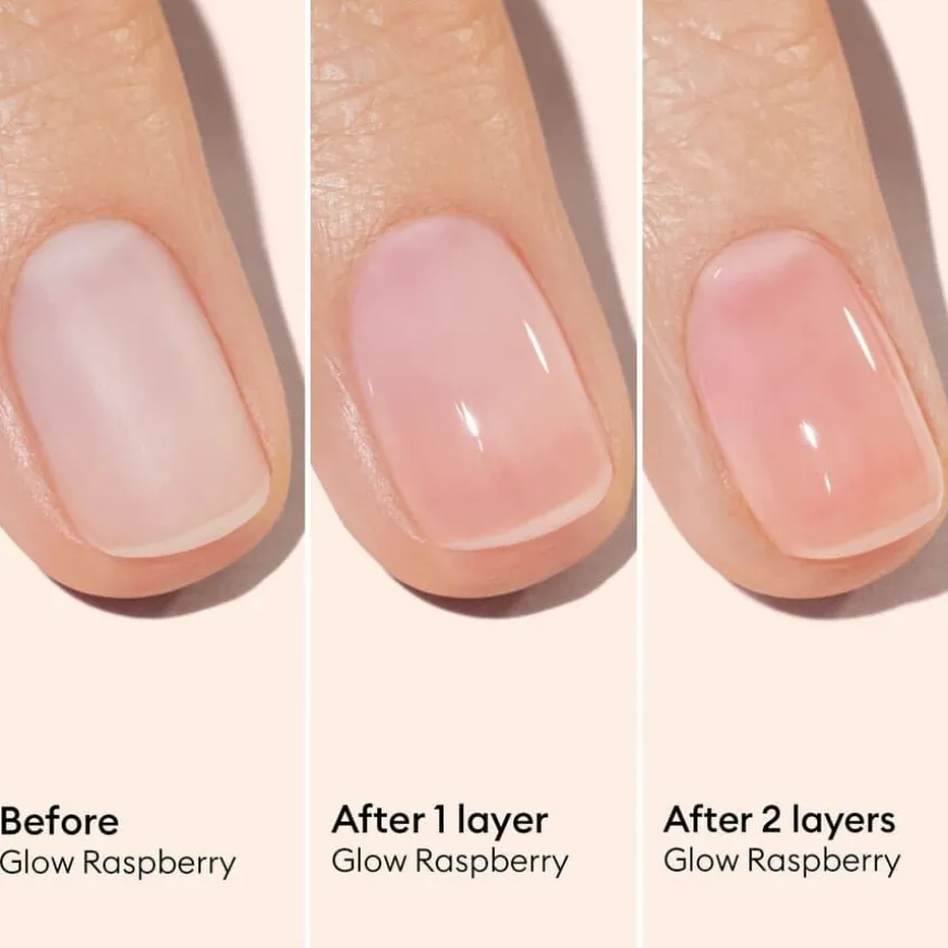 Green Nail Care Glow Effect Rasberry 15ml