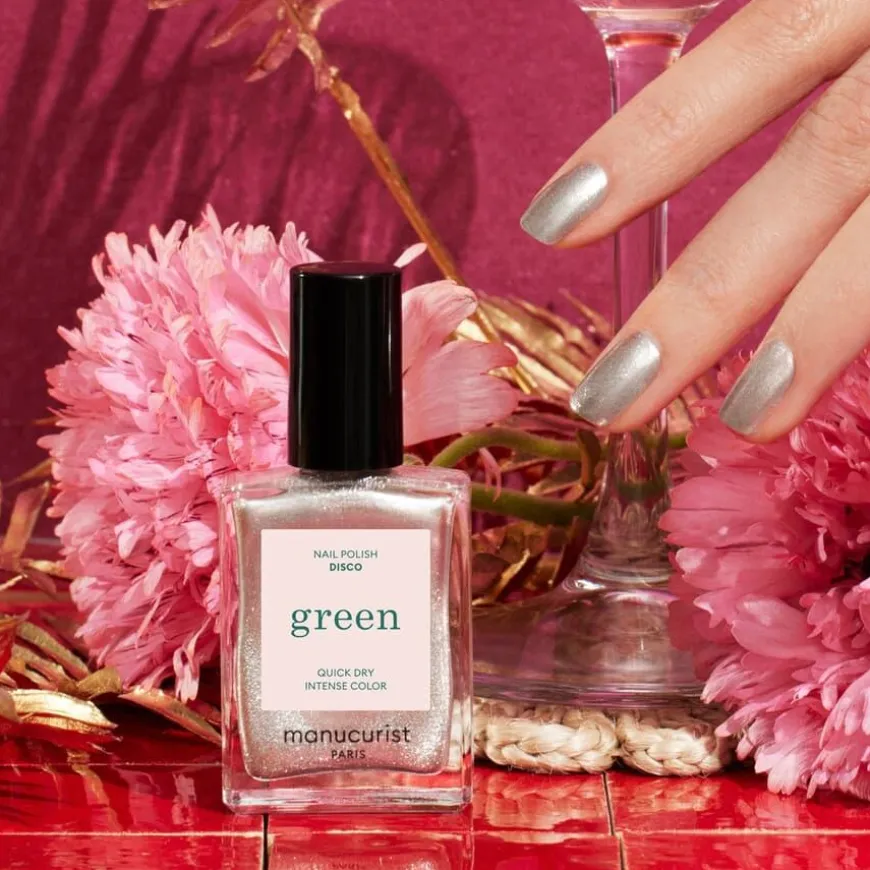 Green Nail Polish Disco 15ml