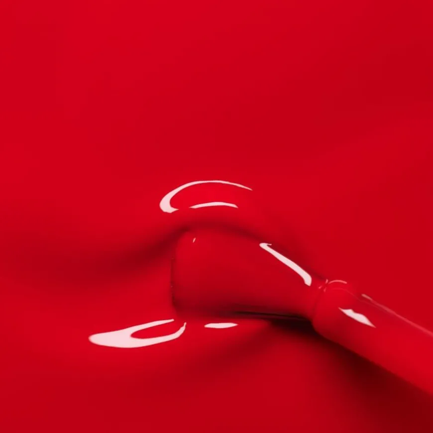 Green Nail Polish Poppy Red 15ml