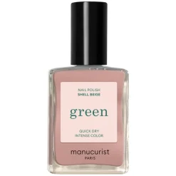 Green Nail Polish Shell Beige 15ml