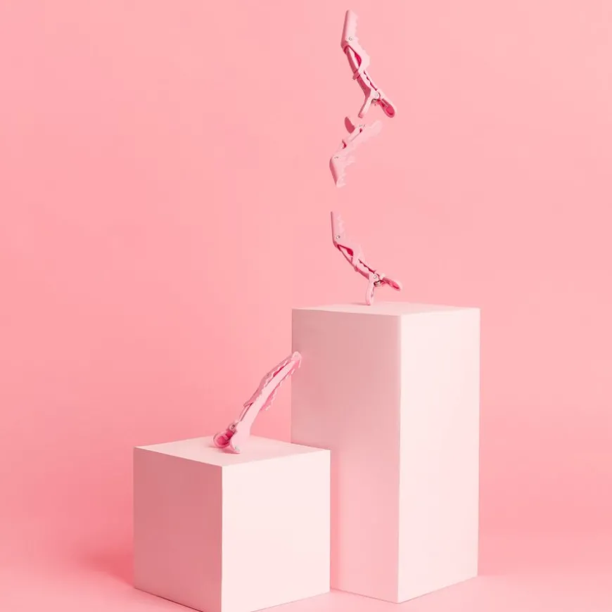 Grip Clips Pink 4pcs