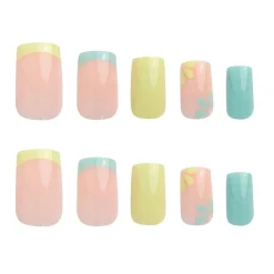 Groovy Baby Nails Square Nails 24pcs