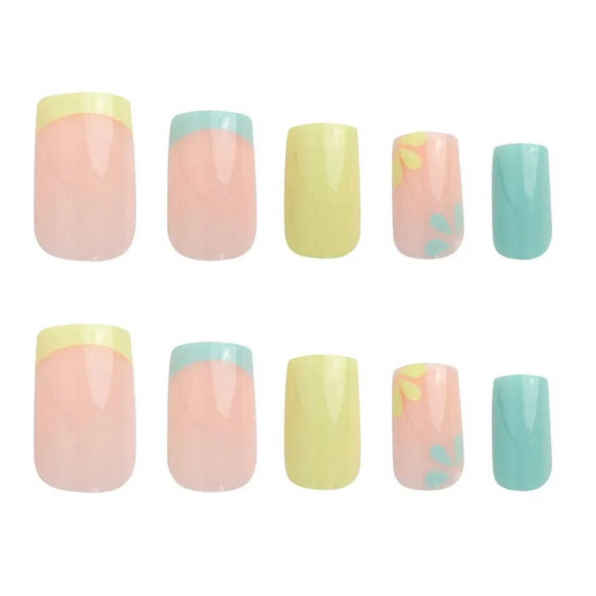 Groovy Baby Nails Square Nails 24pcs