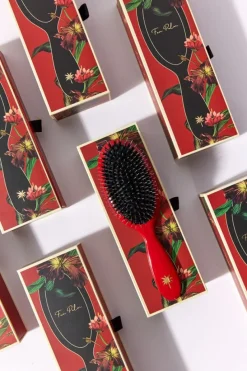 Hair Brush Red Poppy Medium