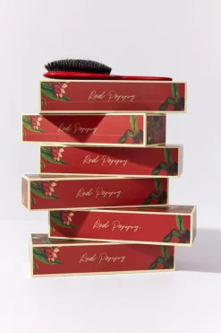 Hair Brush Red Poppy Medium