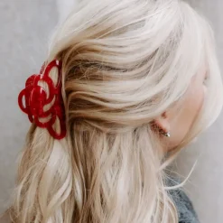 Hair Claw Judy Red