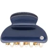 Hair Claw Small Navy Blue