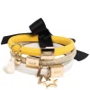 Hair Ties Charm Combo Yellow 3pcs