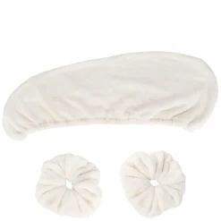 Hair Towel & Scrunchies 3pcs