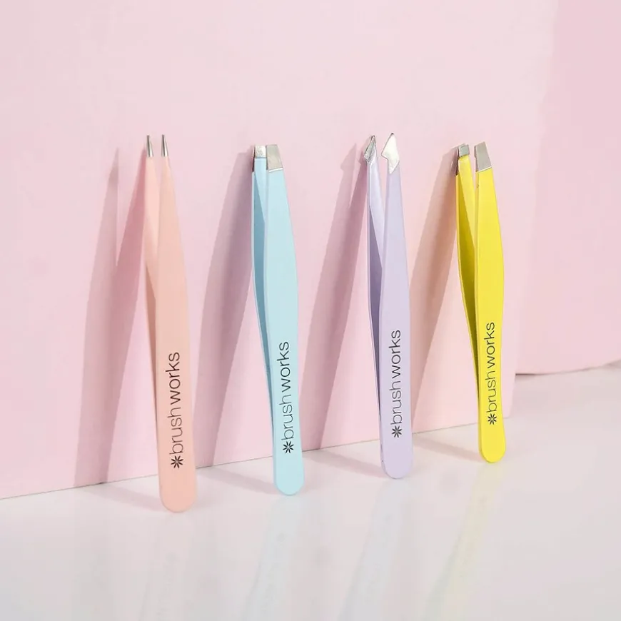HD Combination Tweezer Set Pastel