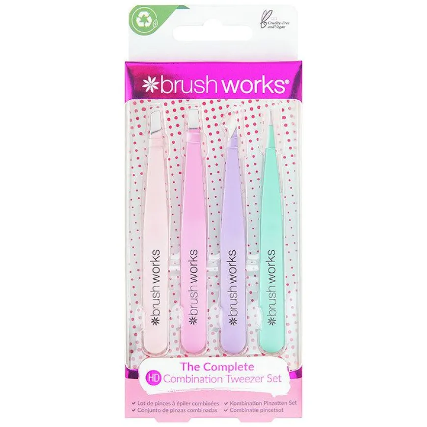 HD Combination Tweezer Set Pastel