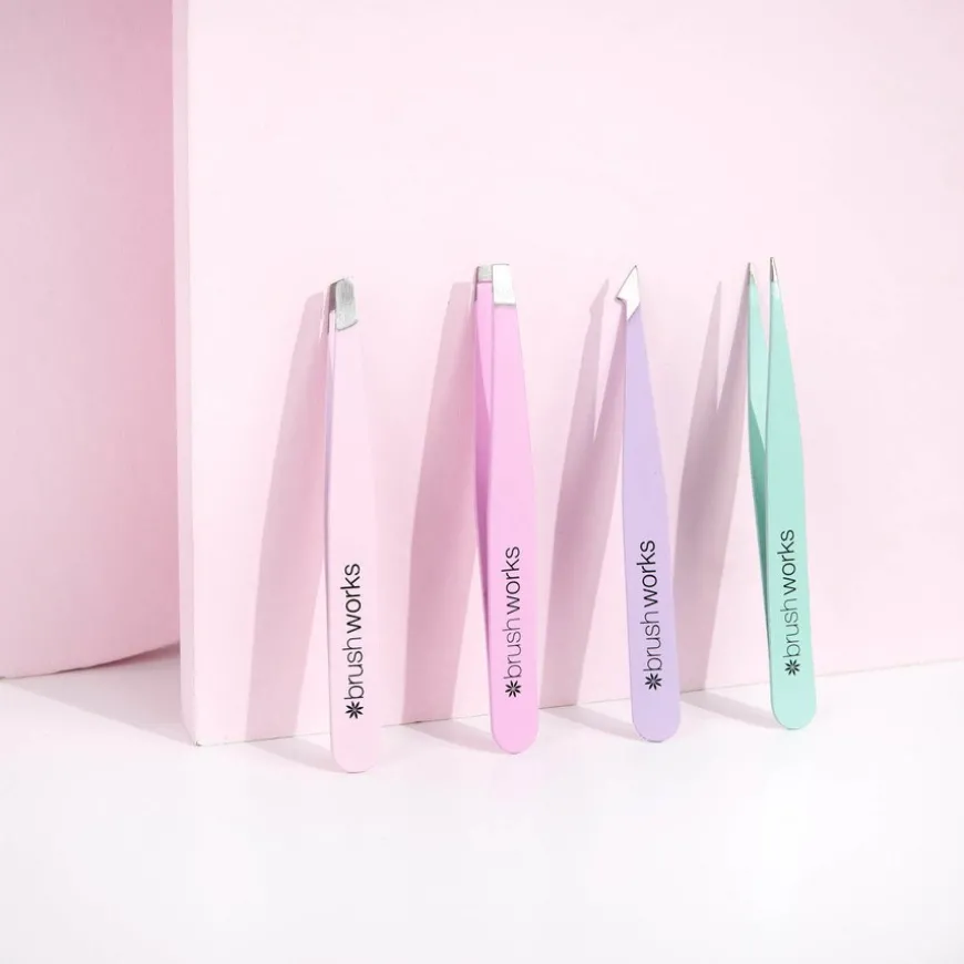 HD Combination Tweezer Set Pastel