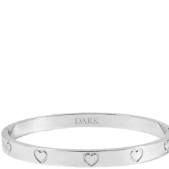 Heart Bangle Silver