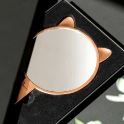 håndholdt speil i Rosegull