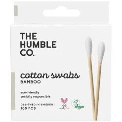 Humble Natural Cotton Swabs White 100pcs