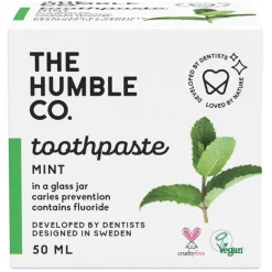 Humble Natural Toothpaste In Jar Fresh Mint 50ml