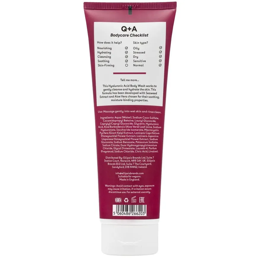 Hyaluronic Acid Body Wash 250ml