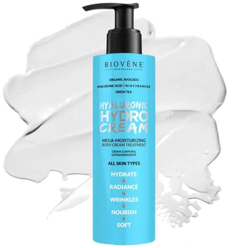Hyaluronic Hydro Cream Mega-Moisturizing Organic Avocado Body Cream 200ml