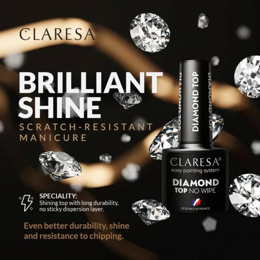 Hybrid Soak Off Topcoat Diamond No Wipe 5ml