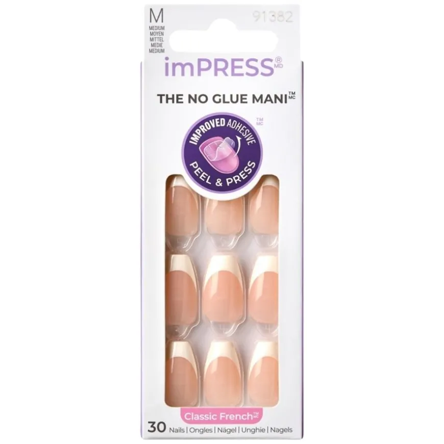 imPRESS Nails Classic French Ideal