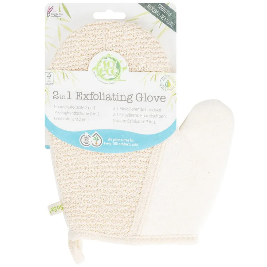 2-In-1 Exfoliating Glove 1pcs