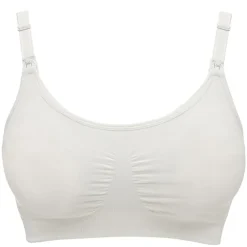 3-In-1 Nursing And Pumping Bra White M
