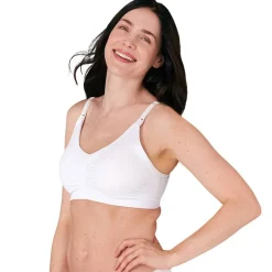 3-In-1 Nursing And Pumping Bra White L