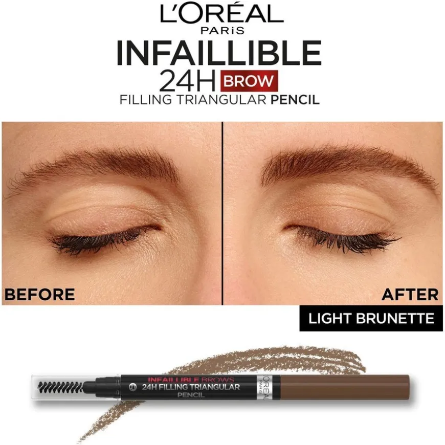 Infaillible Brows 24H Filling Triangular Pencil 5.0 Light Brunette 1ml