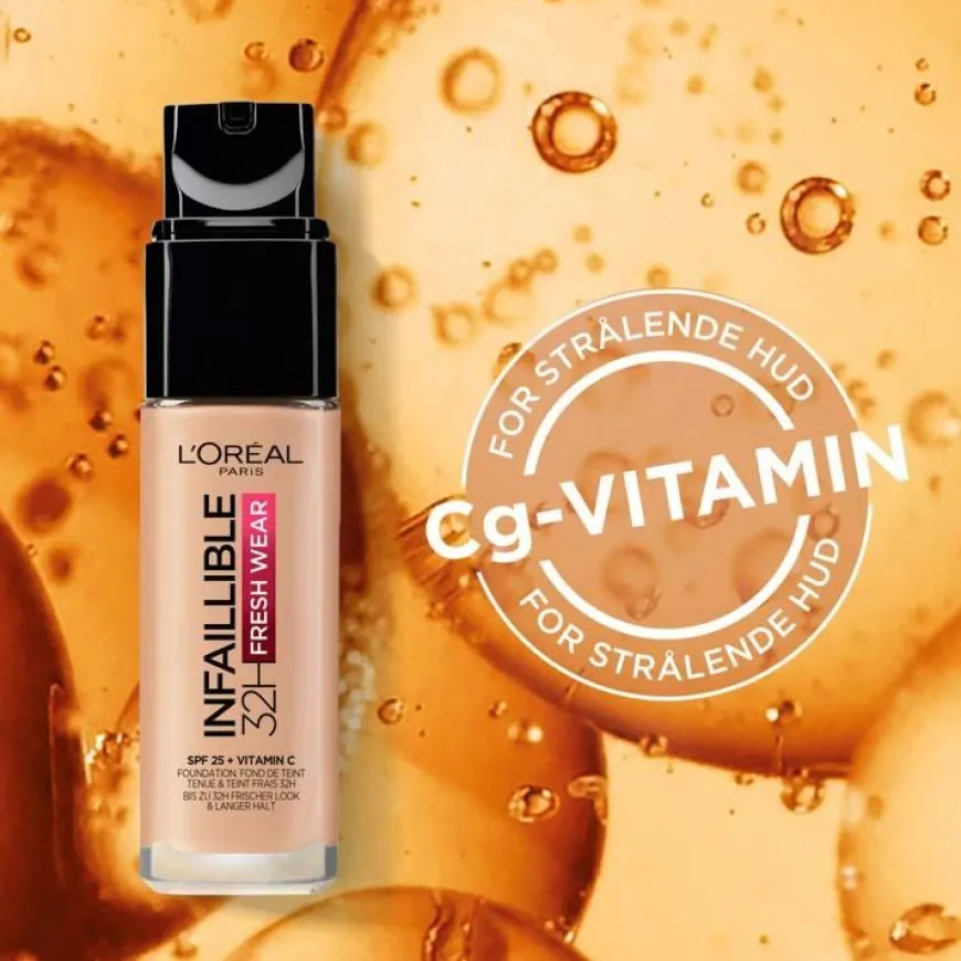 Infaillible Fresh Wear 32H Liquid Foundation 120 Warm Undertone 30ml