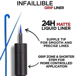 Infaillible Grip 24H Matte Liquid Liner 01 Matte Black 3ml