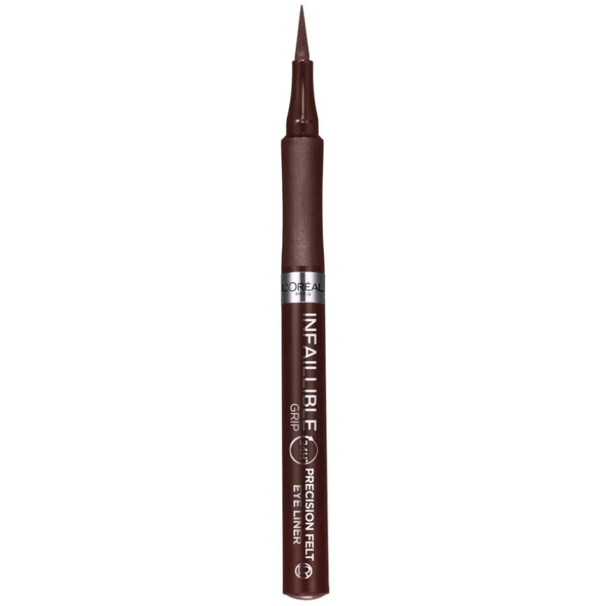 Infaillible Grip 24H Precision Felt Eyeliner 02 Brown 1pcs