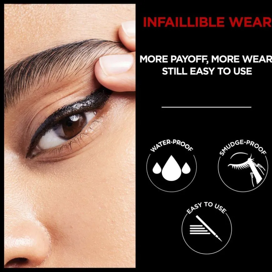 Infaillible Grip 24H Precision Felt Eyeliner 02 Brown 1pcs