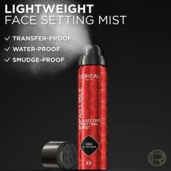 Infaillible 3-Second Setting Mist Makeup Setting Spray 75ml