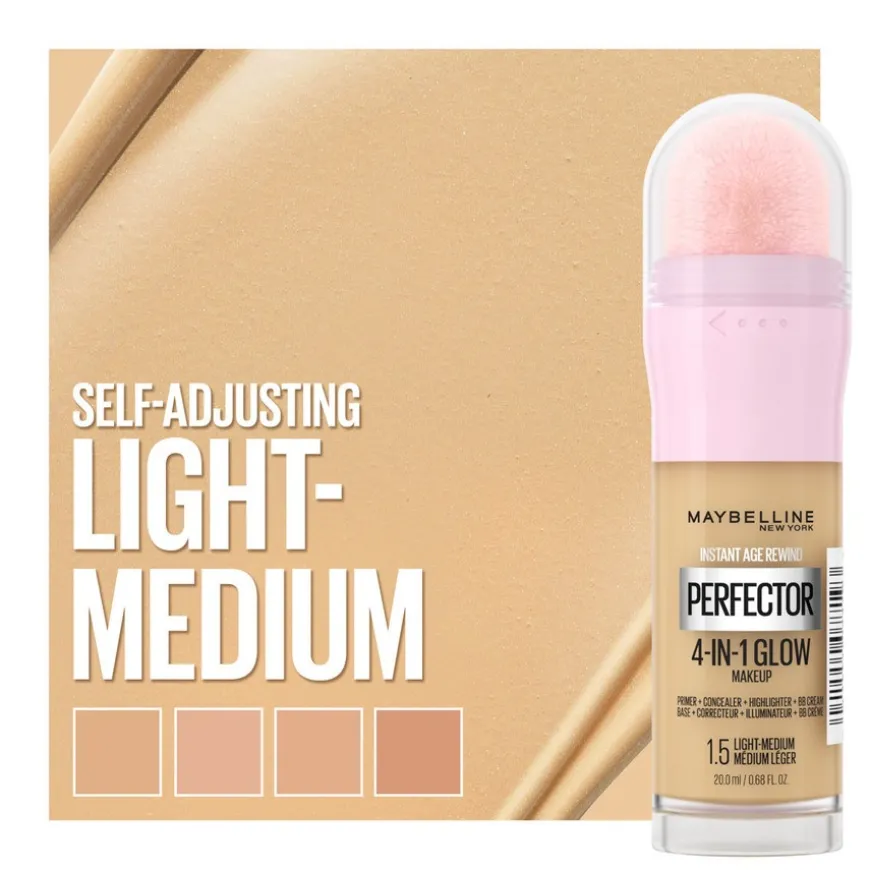 Instant Perfector 4-In-1 Glow Makeup 1.5 Light Medium 20ml
