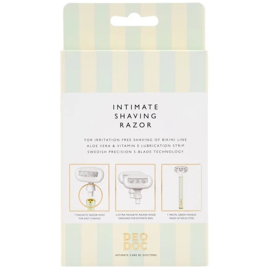 Intimate Shaving Razor Green 1pcs