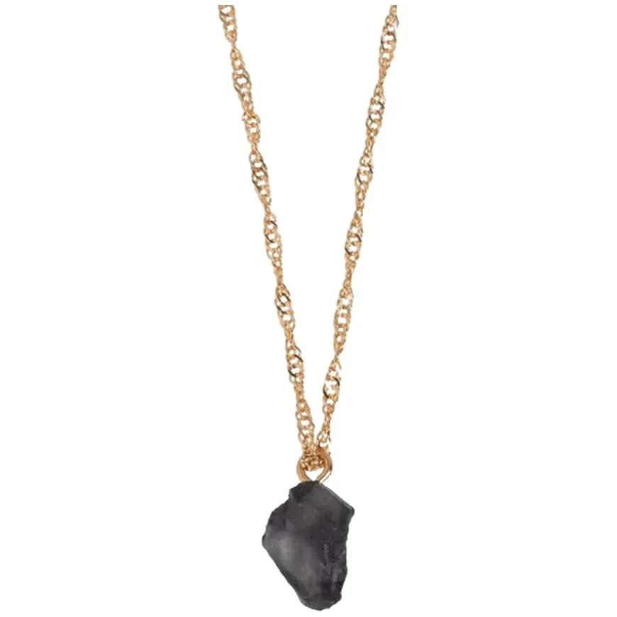 Isolde Black Agate Necklace