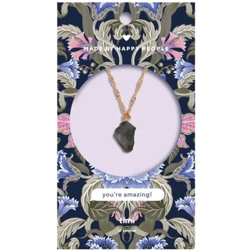 Isolde Black Agate Necklace